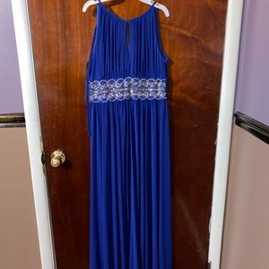 blue prom dress